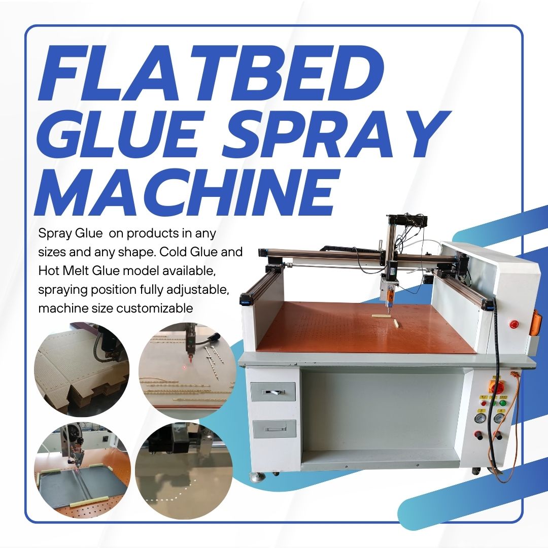 Flatbed Glue Spraying Machine