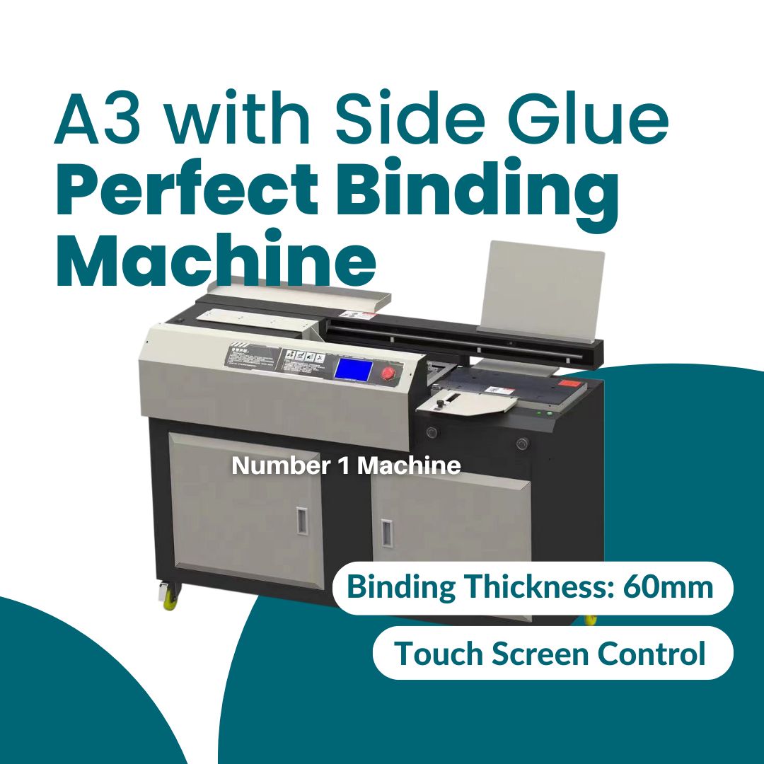 A3 with Side Glue Perfect Binding Machine