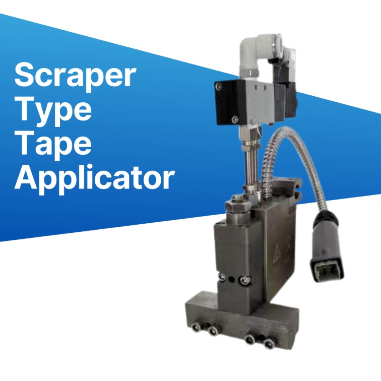 Scraper Type Tape Applicator